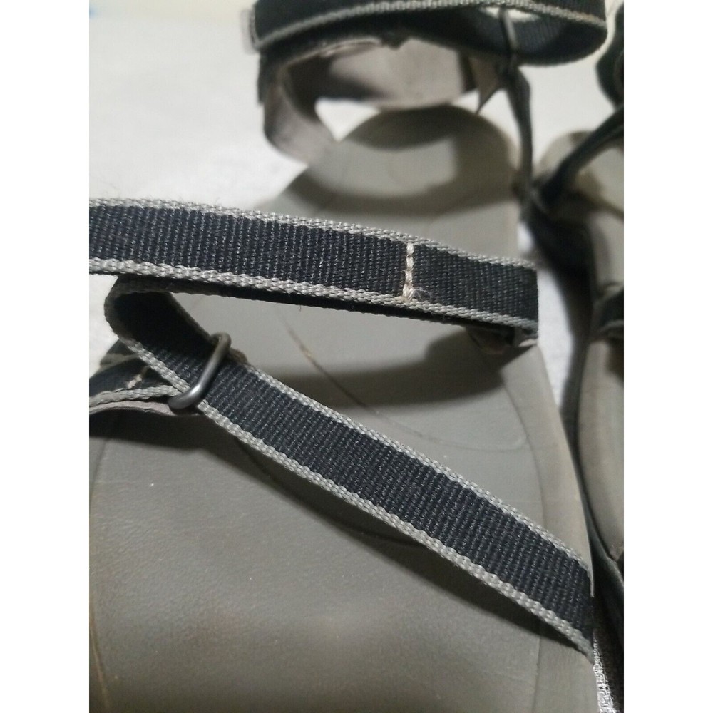 Teva Tirra Sandals Womens Black Grey Adjustable Hook Loop Strappy F27119A Sz 11 - Picture 16 of 16